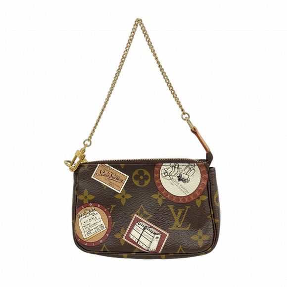 Louis Vuitton Monogram Mini Pochette Accessoires M95804 Brown  Women's - Picture 1 of 16